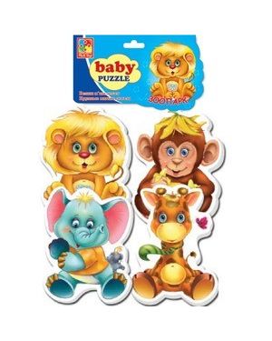 Baby Puzzle "Зоопарк" 2+ VT1106-88 Великі м"які деталі