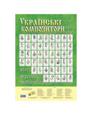 Українські композитори (портрети) + методичкка